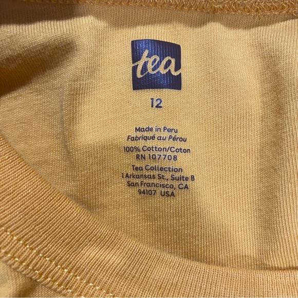Tea Collection Layered T-shirt Snowboard Sz 12 - Picture 3 of 6